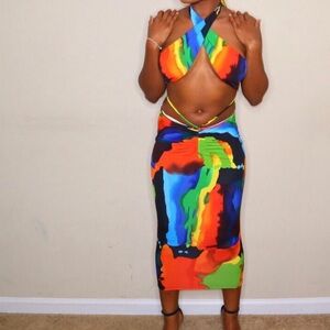 Colorful Two Piece Set